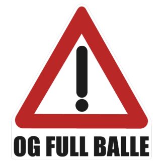 Varseltrekant-klistremerke